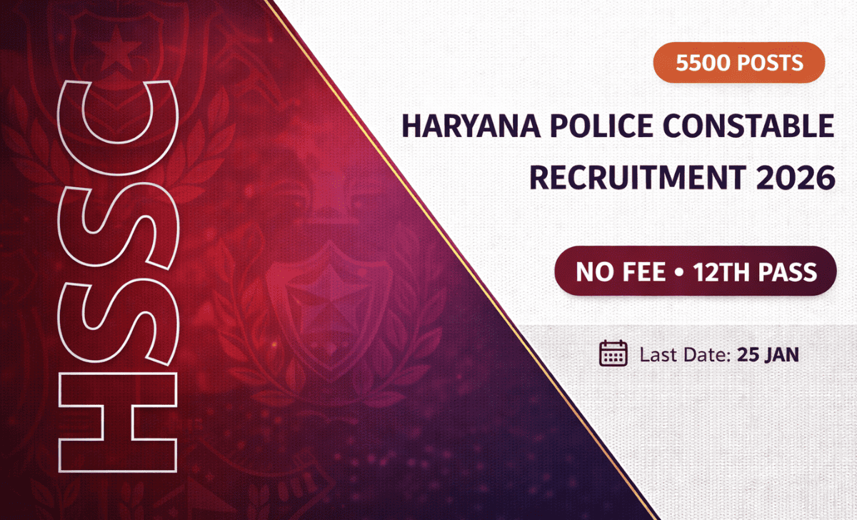 Haryana Police Constable Recruitment 2026