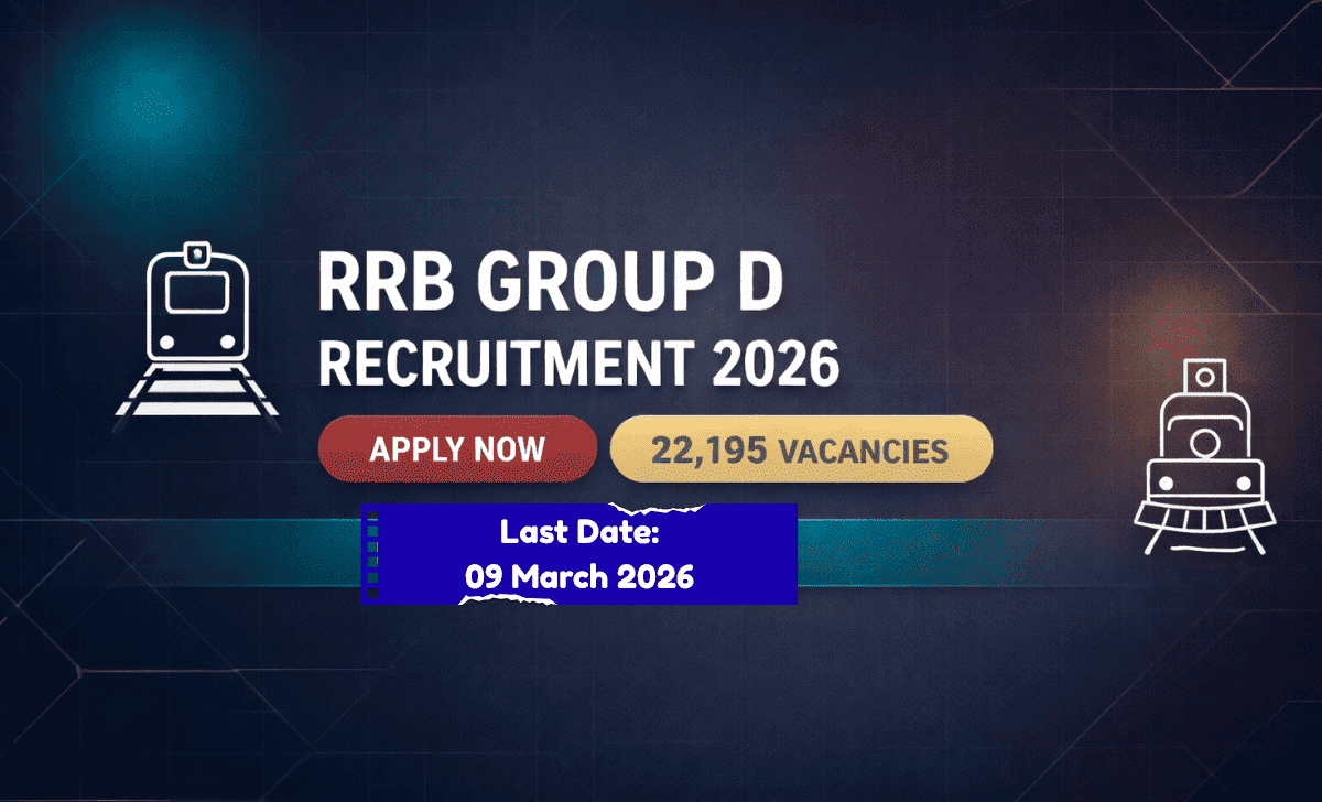 RRB Group D Recruitment Online Form 2026 (Extended)
