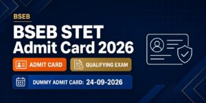 BSEB STET Admit Card 2026