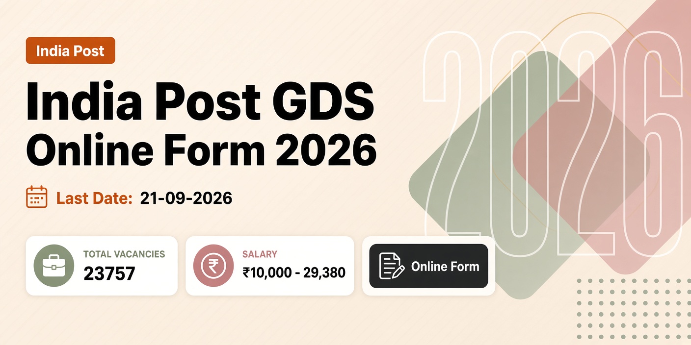 India Post GDS Online Form