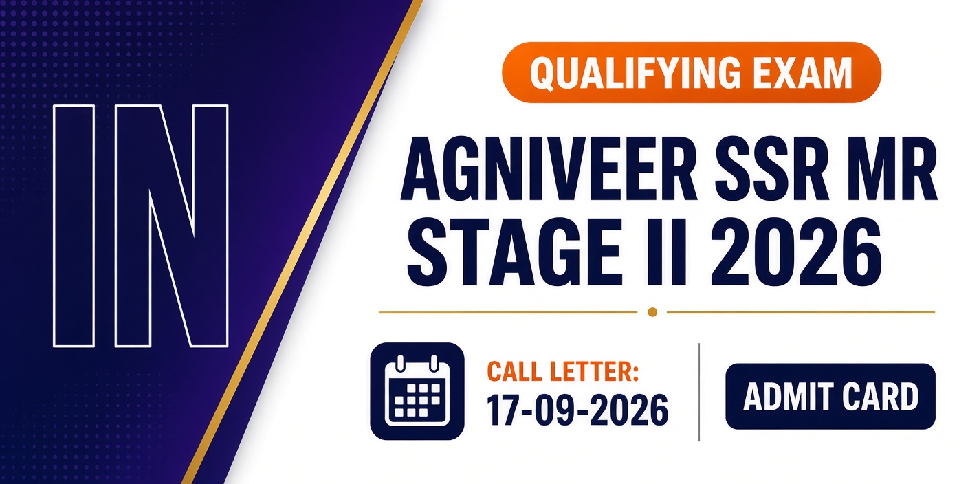 Indian Navy Agniveer SSR MR Stage II Admit Card
