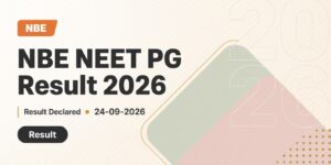 NBE NEET PG Result 2026