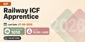 Railway ICF Apprentice Online Form 2026