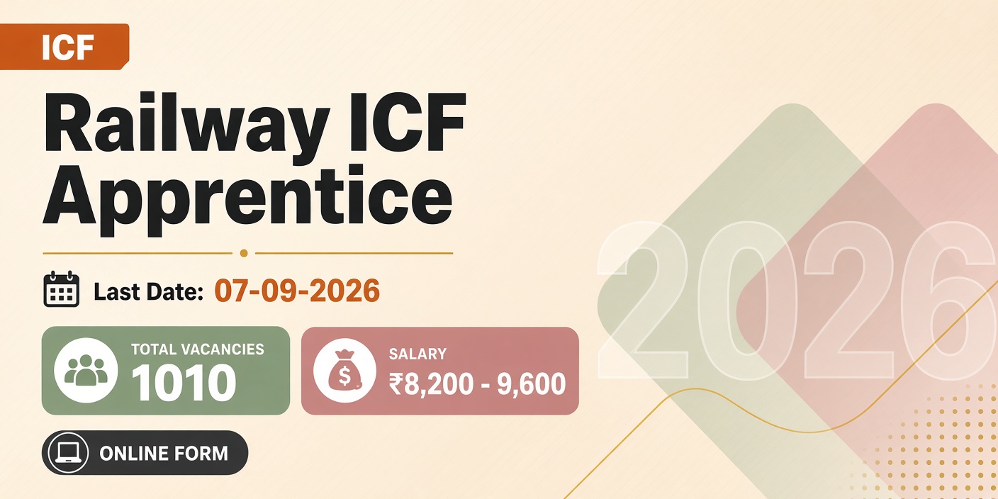 Railway ICF Apprentice Online Form