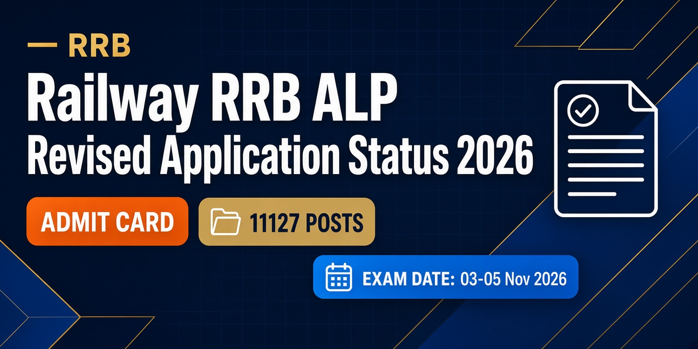 Railway RRB ALP Revised Application Status