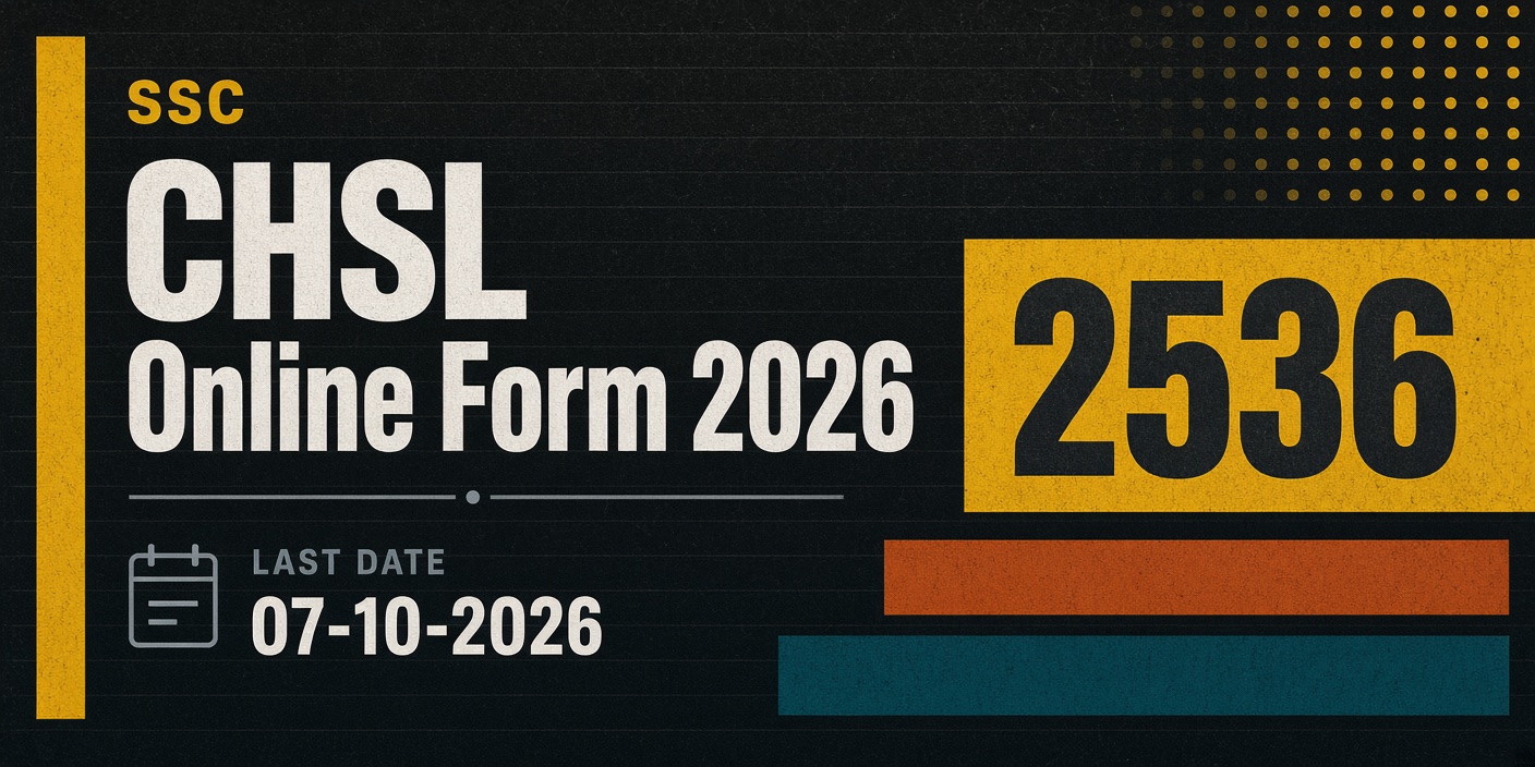 SSC CHSL Online Form