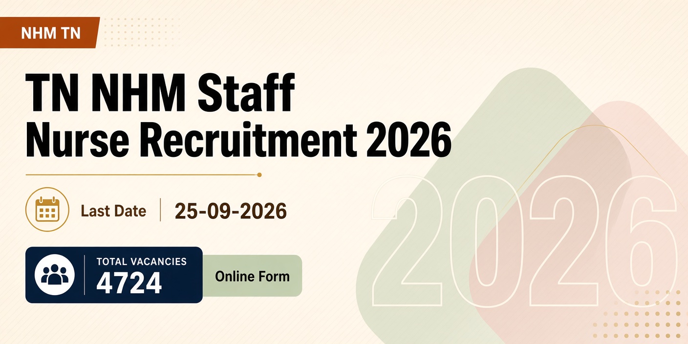 TN NHM Staff Nurse Recruitment