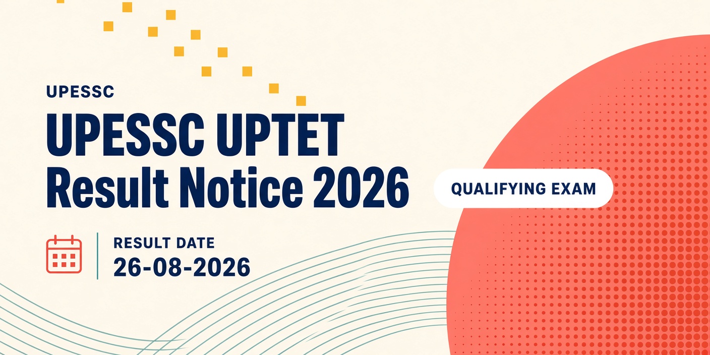 UPESSC UPTET Result Notice