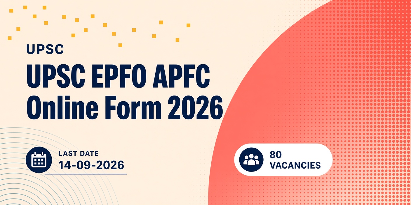 UPSC EPFO APFC Online Form