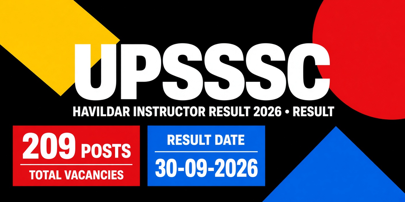UPSSSC Havildar Instructor Result