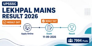 UPSSSC Lekhpal Mains Result 2026