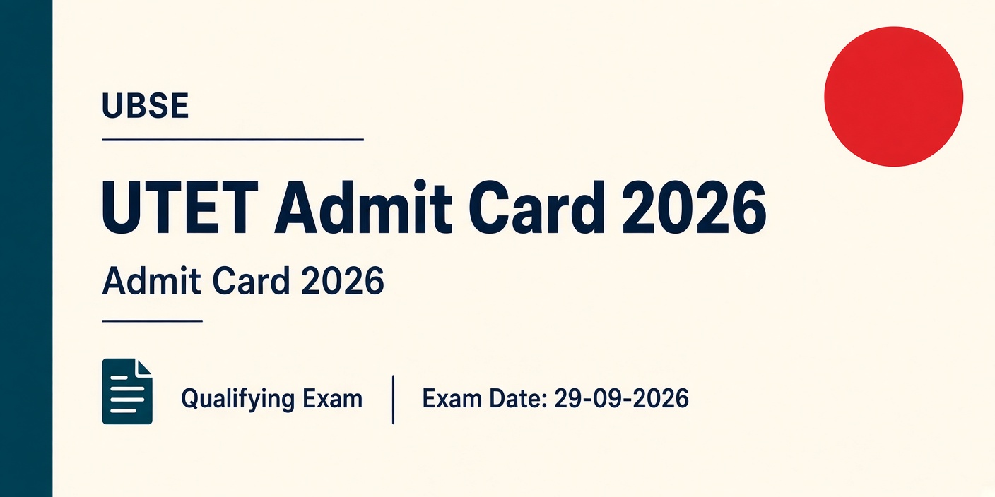 Uttarakhand UTET Admit Card