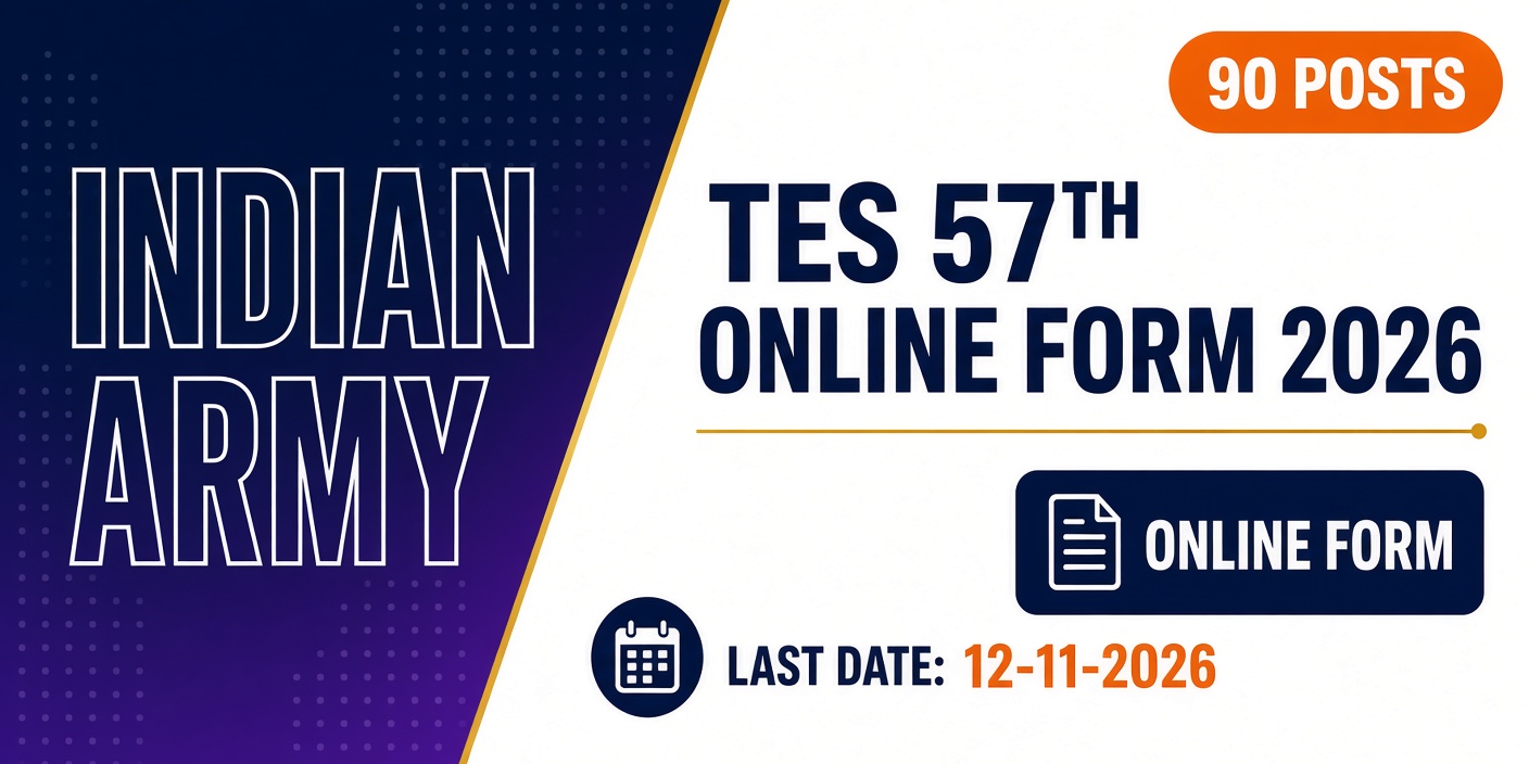 Indian Army TES 57th Online Form