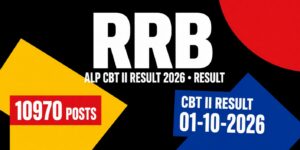 RRB ALP CBT II Result 2026