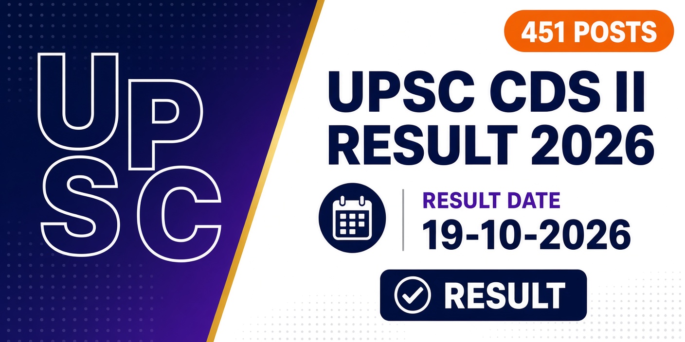 UPSC CDS II Result